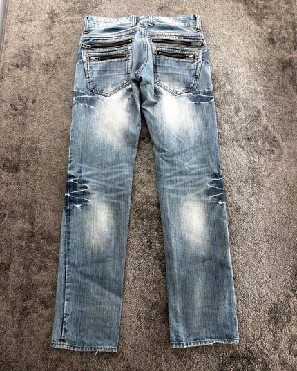 ROOT THREE "BLEACHED MIRAGE" DENIM (S-M)