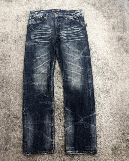 ORIRIN "GHOST FADE" WHISKERED DENIM (M)