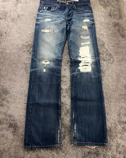 ADRIANO GOLDSCHMIED "HEAVY DESTROYED" DENIM (S-M)