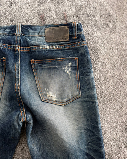 NUMBER ZERO "SUNFADE DAMAGE" DENIM (M-L)
