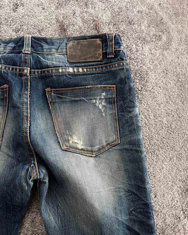 NUMBER ZERO "SUNFADE DAMAGE" DENIM (M-L)