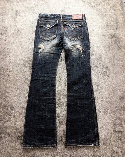 MARAXIA "SHREDDED NIGHT" DENIM (S-M)