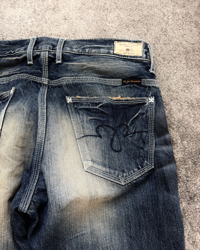 BLUE WAY "WRINKLED MEMORY" DENIM