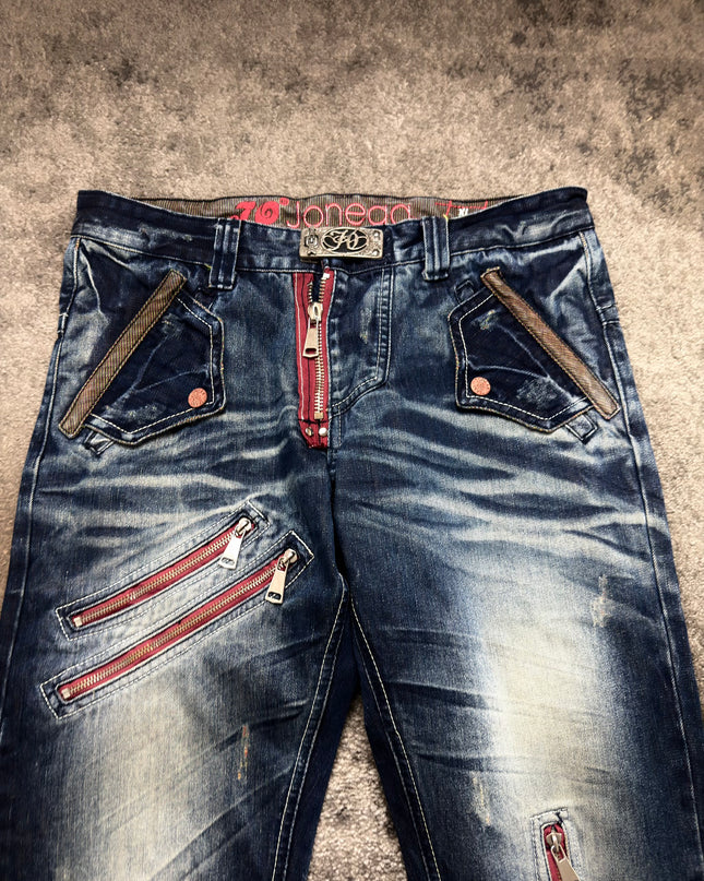 JONEAA "CRIMSON ZIPPER" DENIM