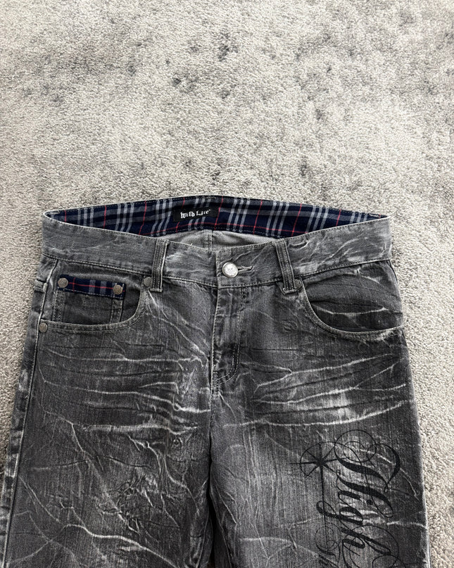 WILD LIFE "ASH SCRIPT" DENIM (M)