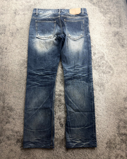 RUBBERSOUL "VINTAGE FADE" DENIM (M)