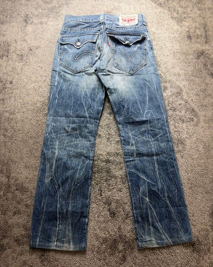LEVIS "ZIPPER FADE" DENIM (S-M)