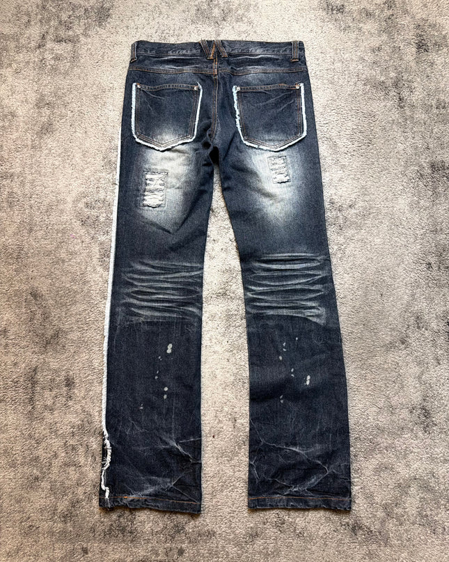 LOWBOX "DESTROYED GHOSTLINE" DENIM