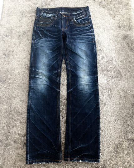 RED PEPPER "MIDNIGHT WHISKER" DENIM (M)