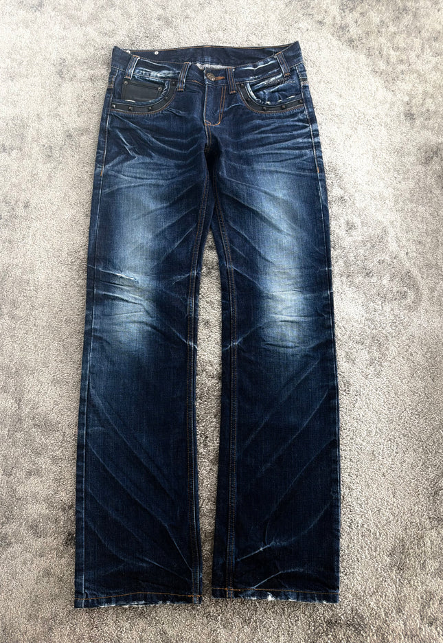 RED PEPPER "MIDNIGHT WHISKER" DENIM (M)