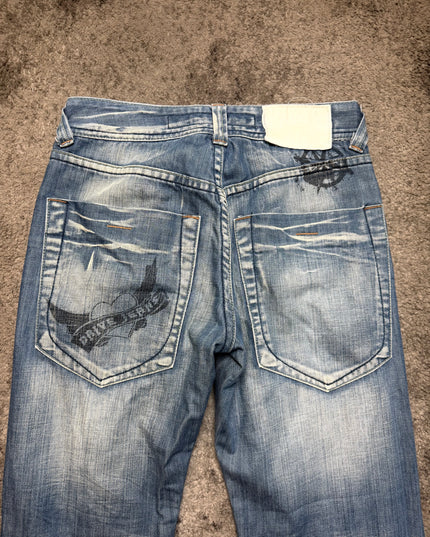 DRIVE JEANS "BAD GIRL FADE" DENIM