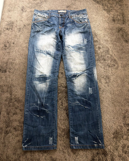 KOSMO LUPO "CRACKED LIGHT" DENIM