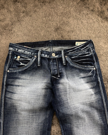 GOLDEN QUEEN "SILVER DUST FADE" DENIM