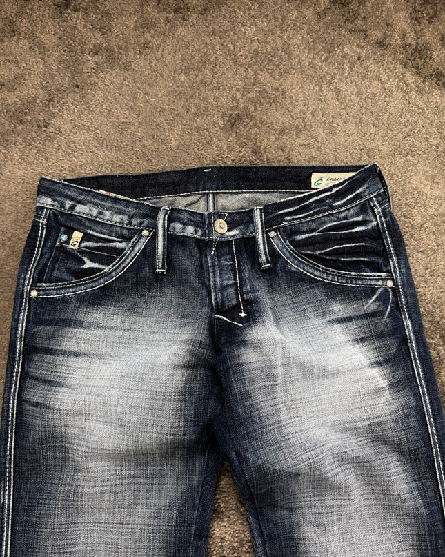 GOLDEN QUEEN "SILVER DUST FADE" DENIM