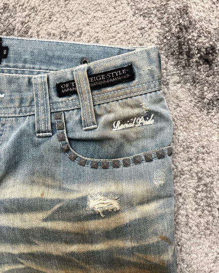 OFF THE NEIGE "BLEACH BURN" DENIM