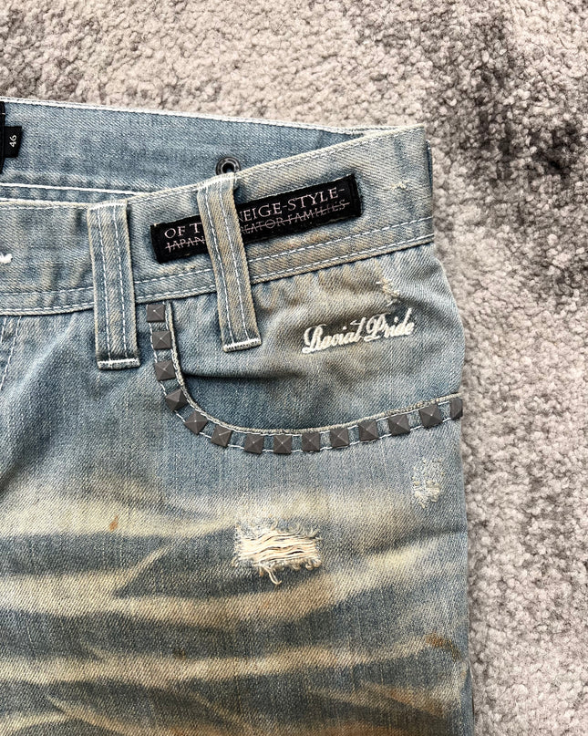 OFF THE NEIGE "BLEACH BURN" DENIM