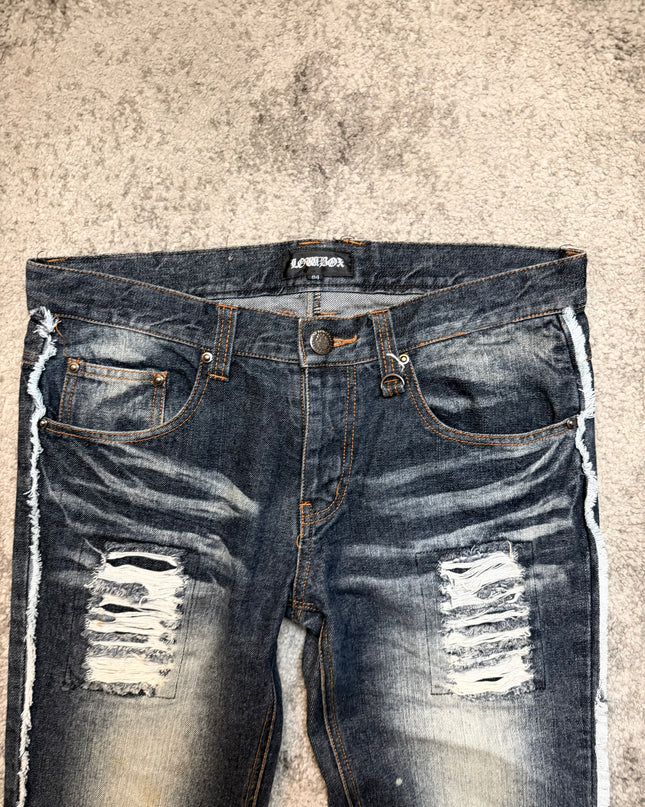 LOWBOX "DESTROYED GHOSTLINE" DENIM