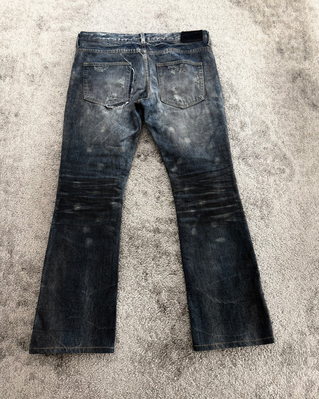 JACKROSE "DESTROYED BLACK FADE" DENIM (S)
