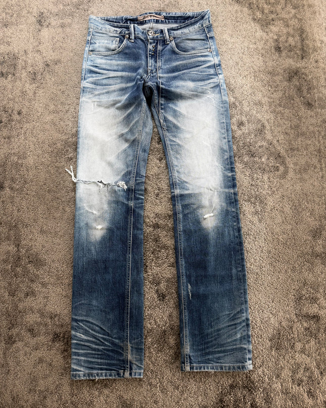 COOK JEANS "BLEACHED HORIZON" DENIM