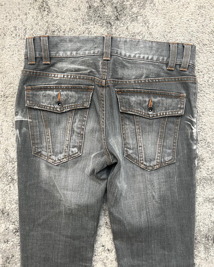 MICHEL KLEIN "GHOST STATIC" DENIM