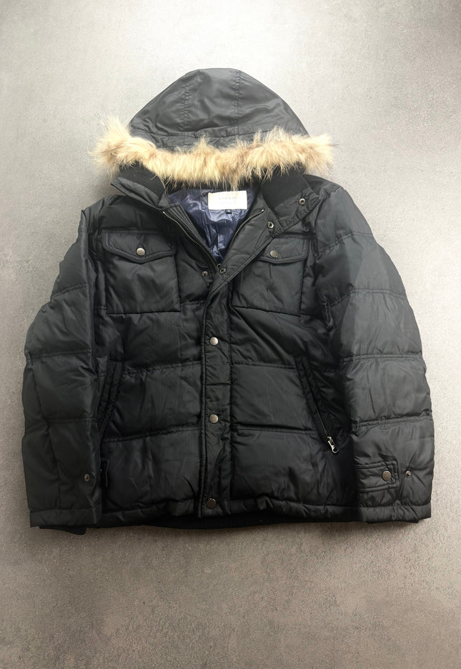 JUNMEN "BLACK WINTER" PUFFER (S-M)