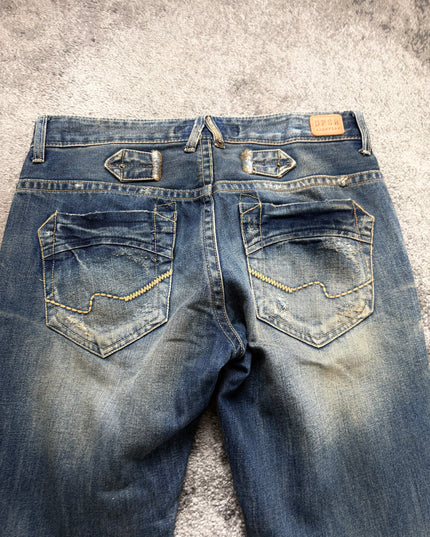 DPSR "SUNFADE DISTRESSED" DENIM (M)