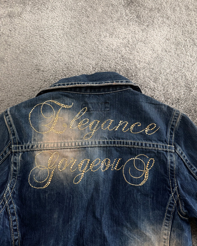 XFRM "SUNFADE TRUCKER" DENIM JACKET (S-M)