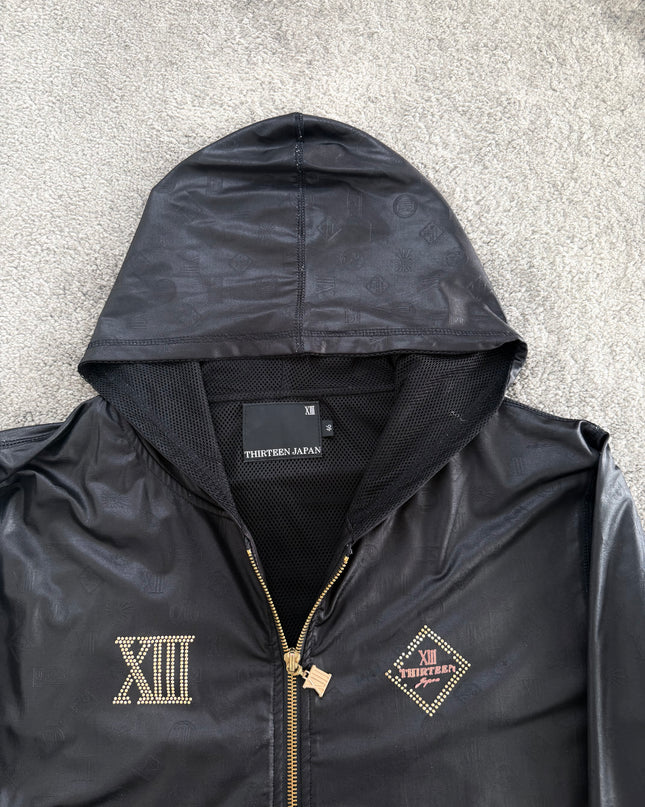 THIRTEEN JAPAN "BLACK CODE XIII" HOODIE (M)