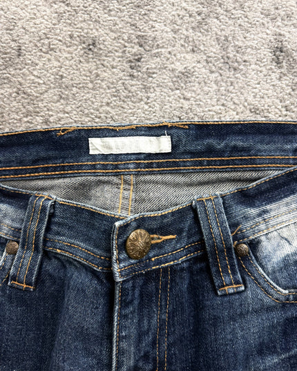 WILD PARTY "LEOPARD SPLASH" DENIM (M)