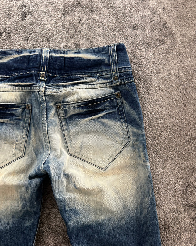 COOK JEANS "SUNBURST FADE" DENIM (M)