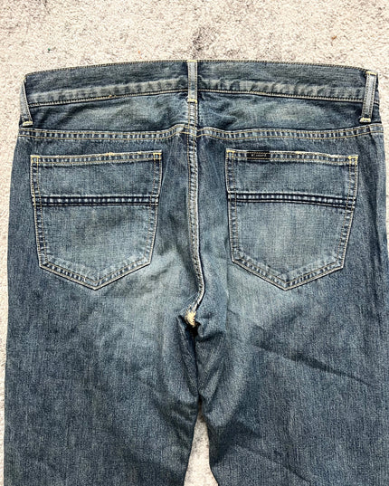 WIZZARD "RUSTED HALO CUT" DENIM