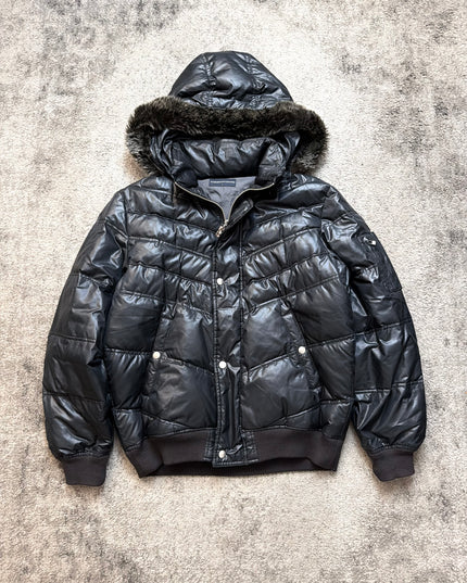 CHRISTIAN ORANI "MIDNIGHT ALLOY" PUFFER
