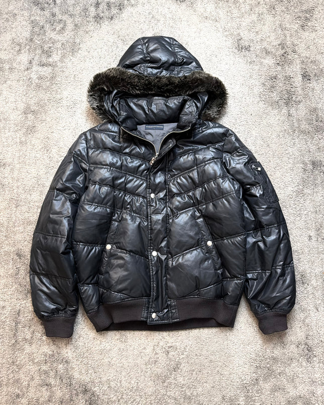 CHRISTIAN ORANI "MIDNIGHT ALLOY" PUFFER