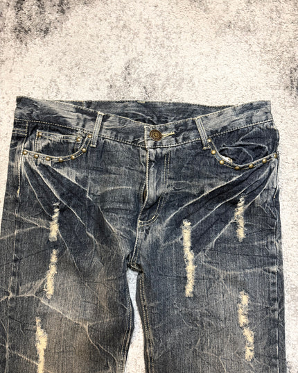 BACK & FORTH "SHATTERED INDIGO" DENIM