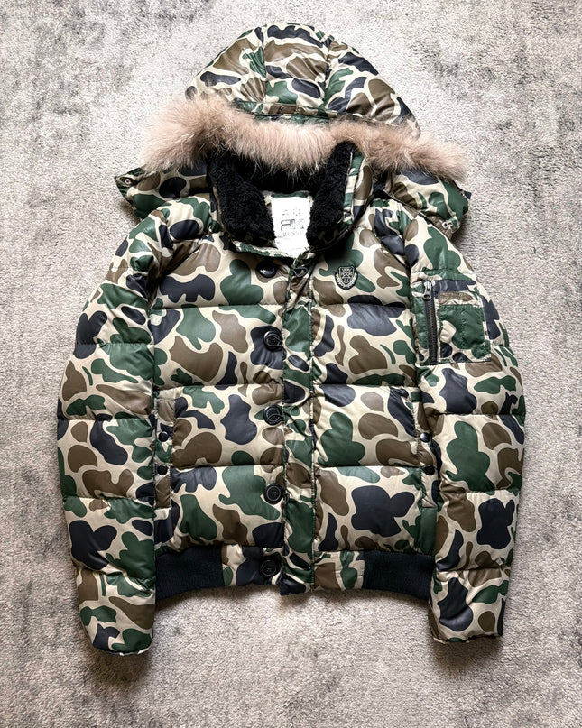 RUSS K "CAMOUFLAGE SILENCE" PUFFER