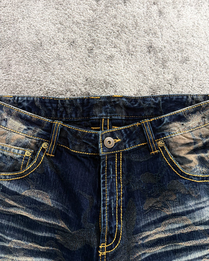 ETERNAL "WASHED INDIGO DAMAGE" DENIM (M)