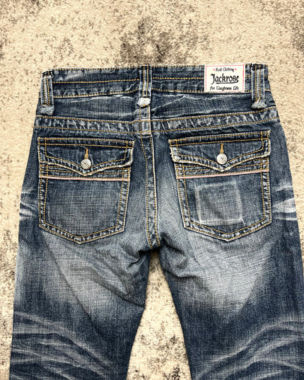 JACKROSE DISTRESSED SCRATCH DENIM