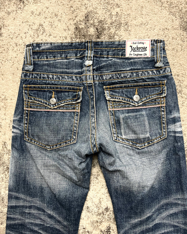JACKROSE DISTRESSED SCRATCH DENIM
