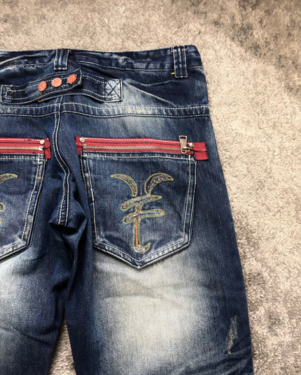 JONEAA "CRIMSON ZIPPER" DENIM