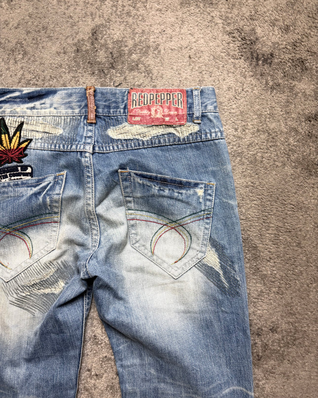 RED PEPPER "RIOT PATCH" DENIM