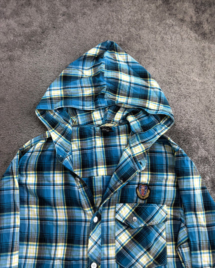 RUSS K "SKYLINE HOODED" FLANNEL (M)