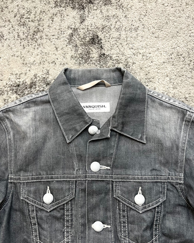 VANQUISH "TOKYO GREYSCALE" DENIM JACKET