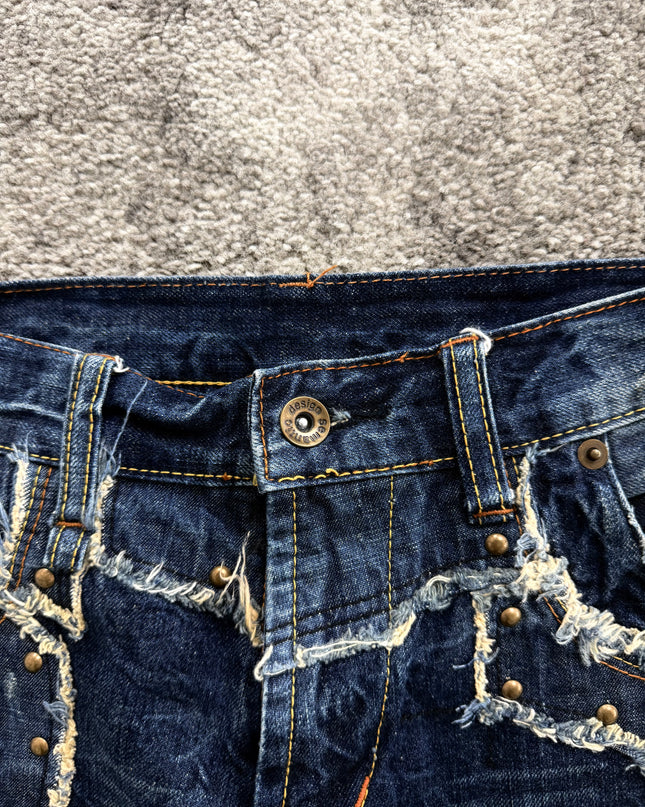 SEMANTIC DESIGN "STUDDED CHAOS" DENIM (M)