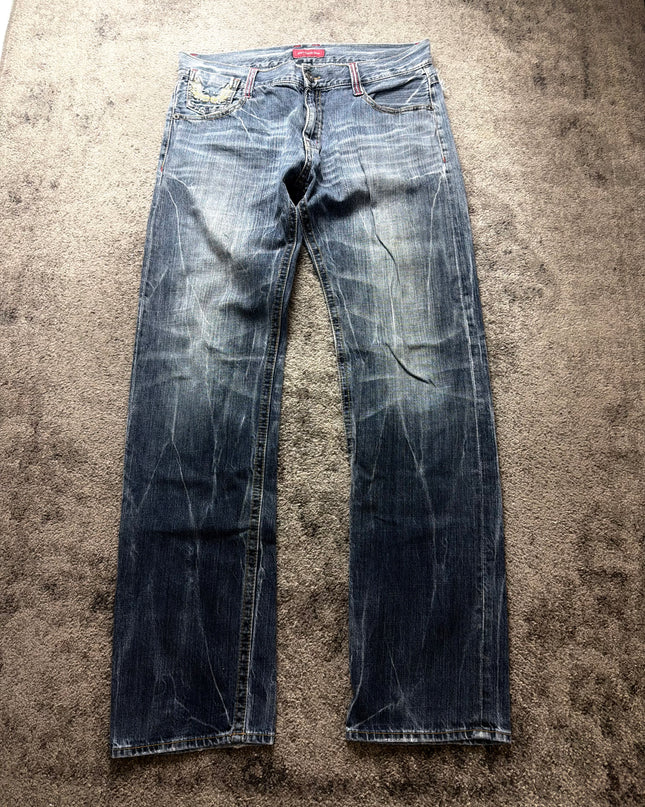 ANTI-LABEL "SHADOW WHISKER" DENIM