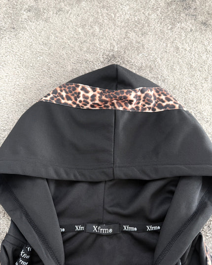 XFRM "LEOPARD LINE" ZIP HOODIE (M)