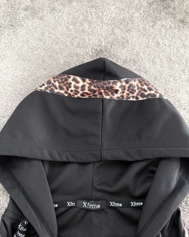 XFRM "LEOPARD LINE" ZIP HOODIE (M)