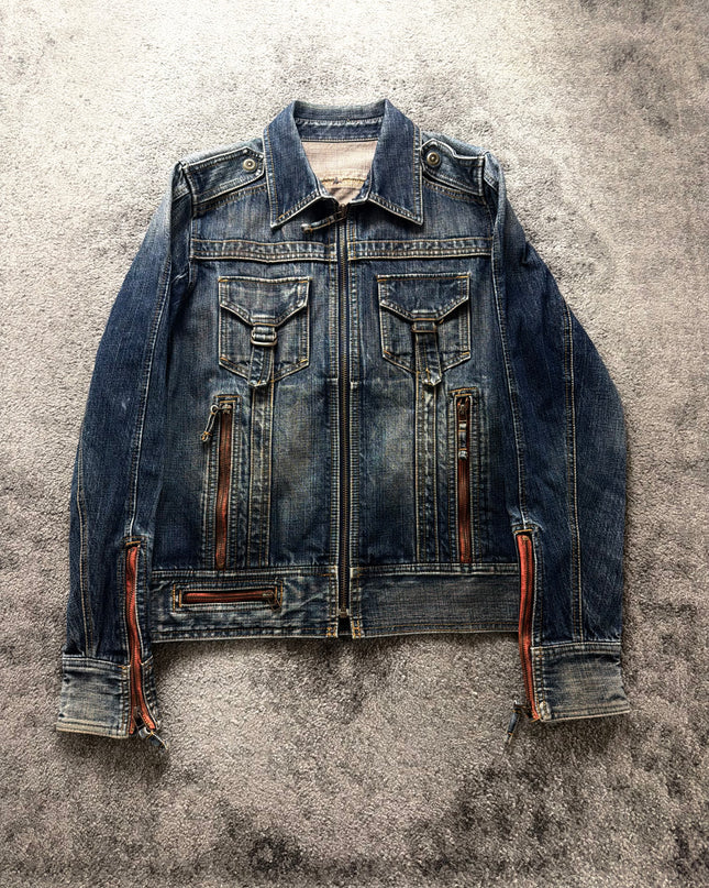 HEISEI "RUSTLINE UTILITY" DENIM JACKET