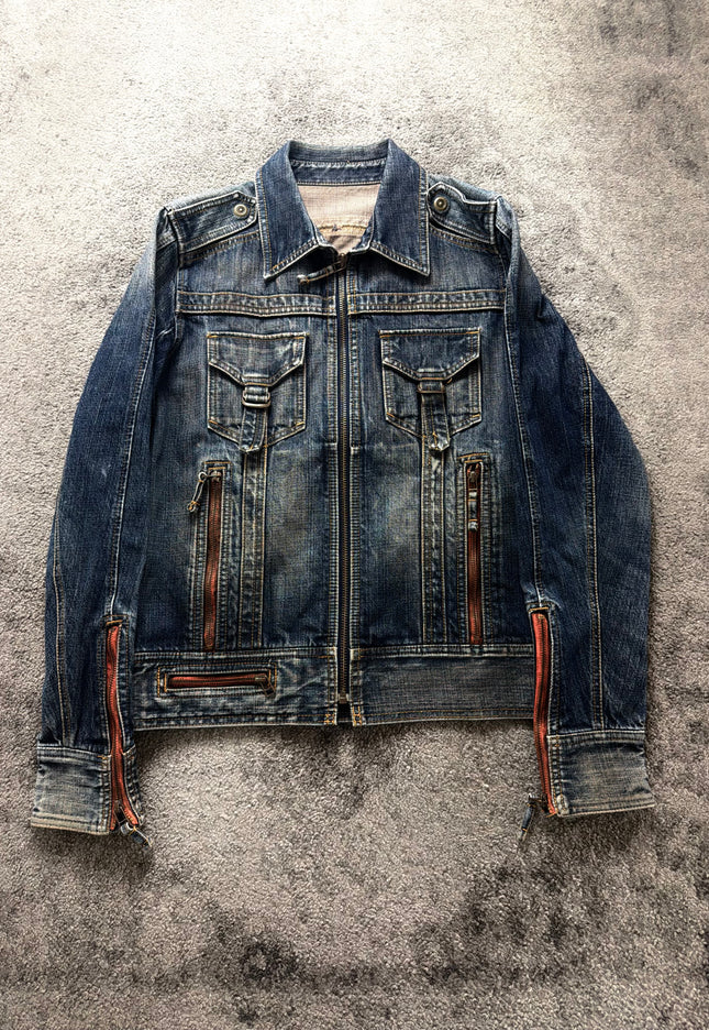 HEISEI "RUSTLINE UTILITY" DENIM JACKET