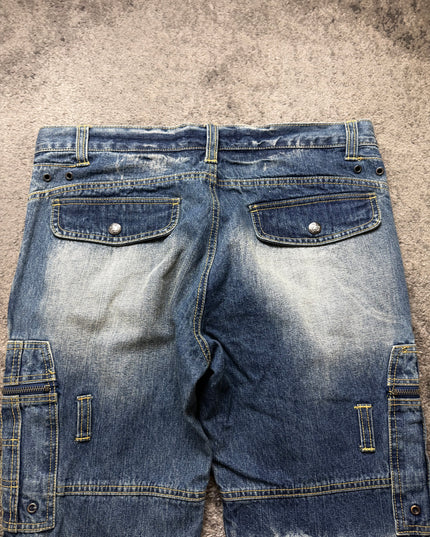 LOWBOX "MULTI-POCKET CARGO" DENIM