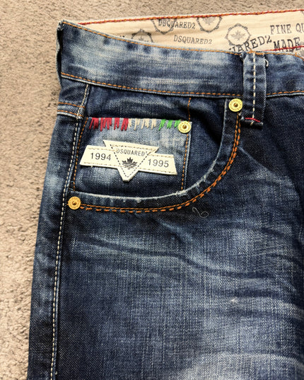 DSQUARED "SHADOW WHISKER" DENIM